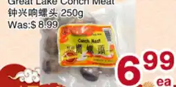 First Choice Supermarket Great Lake Conch Meat offer