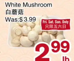 First Choice Supermarket White Mushroom offer