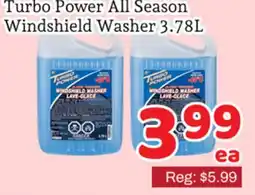 Fresh Value Turbo Power All Season Windshield Washer offer