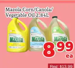 Fresh Value Mazola Corn/Canola/Vegetable Oil offer