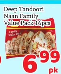 Fresh Value Deep Tandoori Naan Family Value Pack 16pcs offer