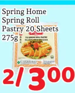 Fresh Value Spring Home Spring Roll Pastry 20 Sheets offer