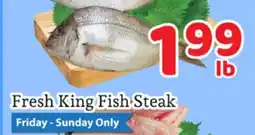Fresh Value Fresh King Fish Steak offer