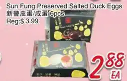 Foody Mart Sun Fung Preserved Salted Duck Eggs offer