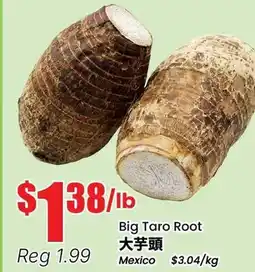 Btrust Supermarket Big Taro Root offer
