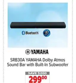2001 Audio Video SRB30A YAMAHA Dolby Atmos Sound Bar with Built-In Subwoofer offer