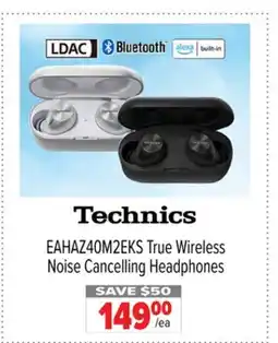 2001 Audio Video EAHAZ40M2EKS True Wireless Noise Cancelling Headphones offer