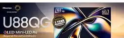 2001 Audio Video 55U88GQ Hisense 55 QLED Mini-LED Pro offer