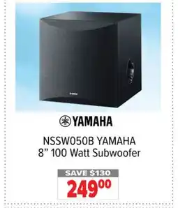 2001 Audio Video NSSW050B YAMAHA 8 100 Watt Subwoofer offer