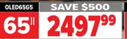 2001 Audio Video OLED65G5 LG 65 OLED evo AL 5G 4K Smart TV 2025 offer