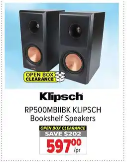 2001 Audio Video RP500MBIIBK KLIPSCH Bookshelf Speakers offer