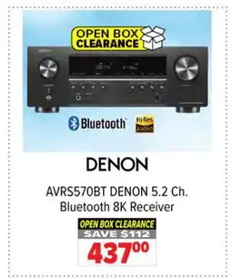 2001 Audio Video AVRS570BT DENON 5.2 Ch. Bluetooth 8K Receiver offer