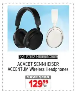 2001 Audio Video ACAEBT SENNHEISER ACCENTUM Wireless Headphones offer