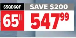 2001 Audio Video 65QD6QF - 65 Hisense QD6QF QLED 4K UHD HDR TV offer