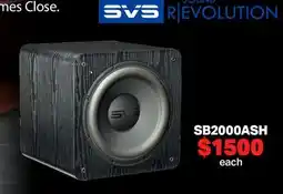 2001 Audio Video SB3000RBLKASH SUBWOOFER R|EVOLUTION BLK ASH offer