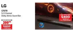2001 Audio Video S70TR LG 5.1. 1 Channel Dolby Atmos Sound Bar offer