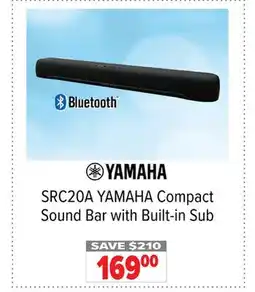 2001 Audio Video SRC20A YAMAHA Compact Sound Bar with Built-in Sub offer