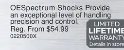 PartSource MONROE OESpectrum Shocks offer