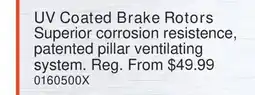 PartSource Brembo UV Coated Brake Rotors offer