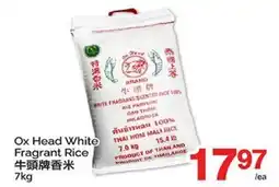 T&T Supermarket ОХ HEAD WHITE FRAGRANT RICE offer