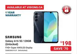 Visions Electronics SAMSUNG Galaxy A16 5G 128GB offer