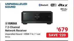 Visions Electronics Yamaha 7.2-Channel Network Receiver offer