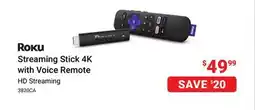Visions Electronics Roku Streaming Stick 4K with Voice Remote offer
