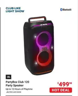 Visions Electronics JBL PartyBox Club 120 Party Speaker offer