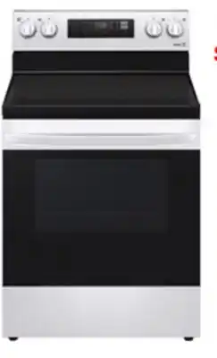 Visions Electronics LG 6.3 cu ft. Smart Wi-fi Electric Range offer