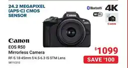 Visions Electronics Canon EOS R50 Mirrorless Camera offer