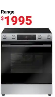 Visions Electronics Bosch 100 Series Electric Freestanding Range offer