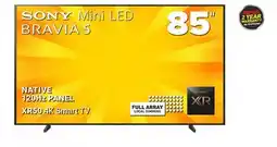 Visions Electronics Sony 85 NATIVE 120Hz PANEL XR50 4K Smart TV offer