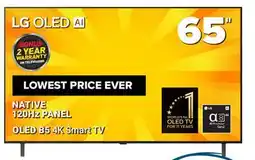 Visions Electronics NATIVE 120Hz PANEL OLED B5 4K Smart TV offer