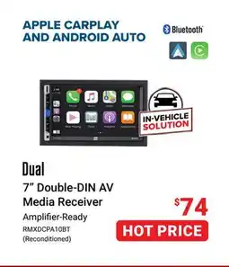 Visions Electronics 7 Double-DIN AV Media Receiver offer