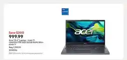 Staples Acer 15.6 Laptop - Intel i7-13620H/1TB SSD/32GB RAM/Windows 11 offer
