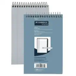 Staples Cambridge Premium Note Pad, 5 x 8, 80 Sheets, Wide-Ruled offer
