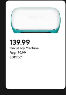 Staples Cricut Joy Machine offer
