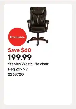 Staples Staples Westcliffe chair offer