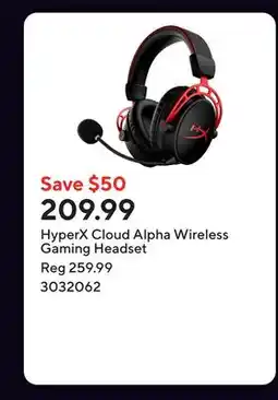 Staples HyperX Cloud Alpha Wireless Gaming Headset offer