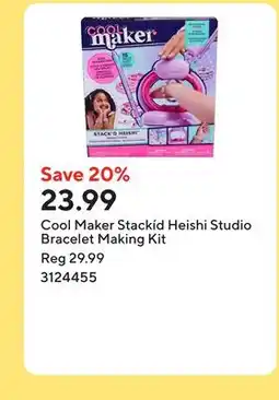 Staples Cool Maker Stackíd Heishi Studio Bracelet Making Kit offer