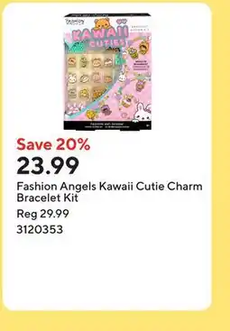 Staples Fashion Angels Kawaii Cutie Charm Bracelet Kit offer