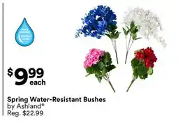 Michaels Spring Water-resistant Bushes by Ashland offer