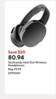 Staples Skullcandy Hesh Evo Wireless Headphones offer