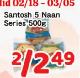 Oceans Fresh Food Market Santosh 5 Naan Series offer