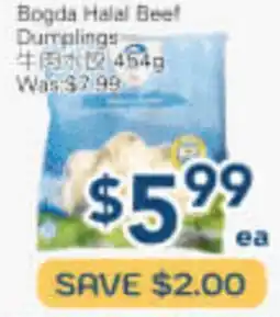 Oceans Fresh Food Market Bogda Halal Beef Dumplings offer