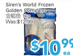 Ample Food Market Siren's World Frozen Golden Pompano offer