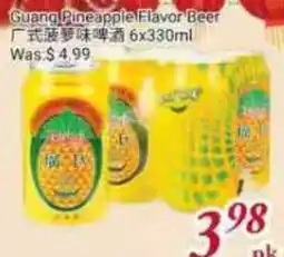 Tone Tai Supermarket Guang Pineapple Flavor Beer offer