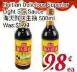 Tone Tai Supermarket Haitian Delicious Superior Light Soy Sauce offer
