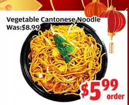 Top Food Supermarket Vegetable Cantonese Noodle offer