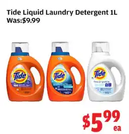 Top Food Supermarket Tide Liquid Laundry Detergent offer